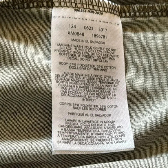 Columbia Men's Long Sleeve Raglan Tee Gray Green - Picture 6 of 8